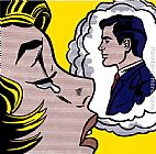 Roy Lichtenstein Famous Paintings - Thinking of Him
